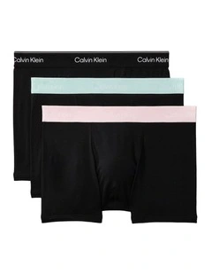Relaxed Fit Trunks 3 Pack in Multi