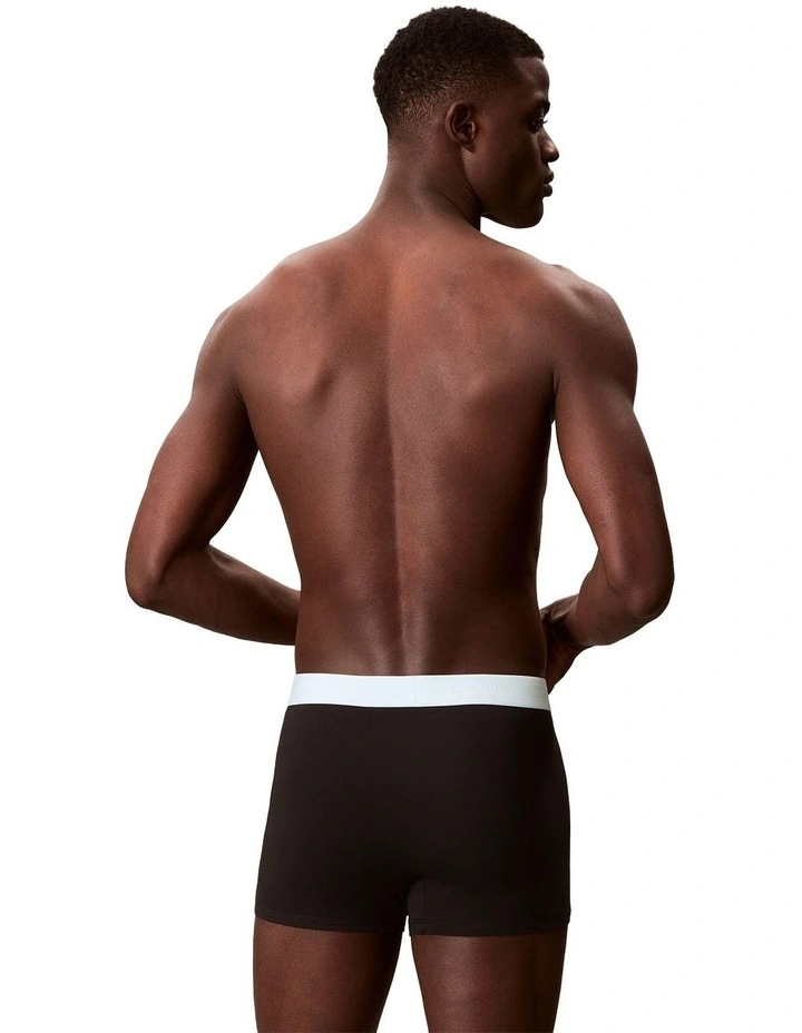 Relaxed Fit Trunks 3 Pack in Multi image 3