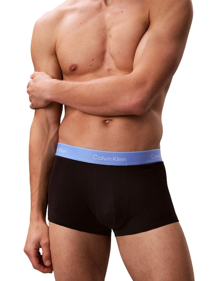 Low Rise Trunk 3 Pack in Multi image 6