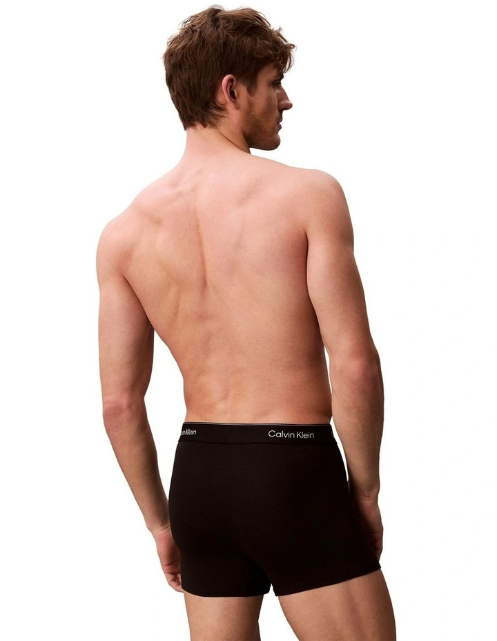 Icon Cotton Stretch Relaxed Fit Trunk 5 Pack in Multi image 3