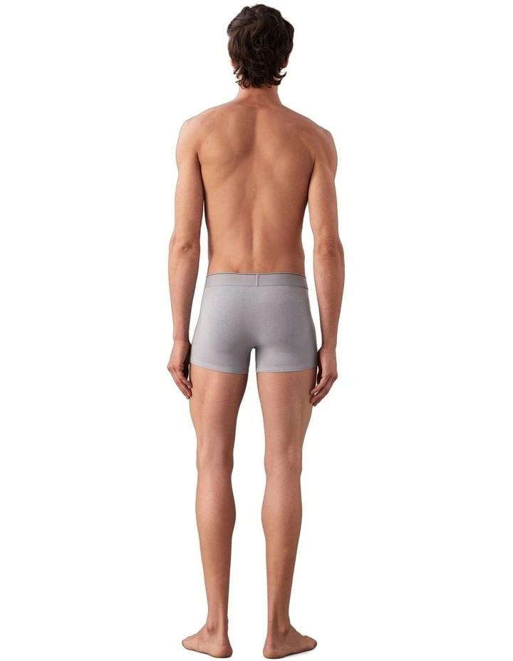 Graphic Monogram Cotton Stretch Trunk Pack Of 3 in Multi image 3