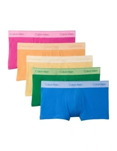 Low Rise Pride Cotton Trunks Pack of 5 in Multi