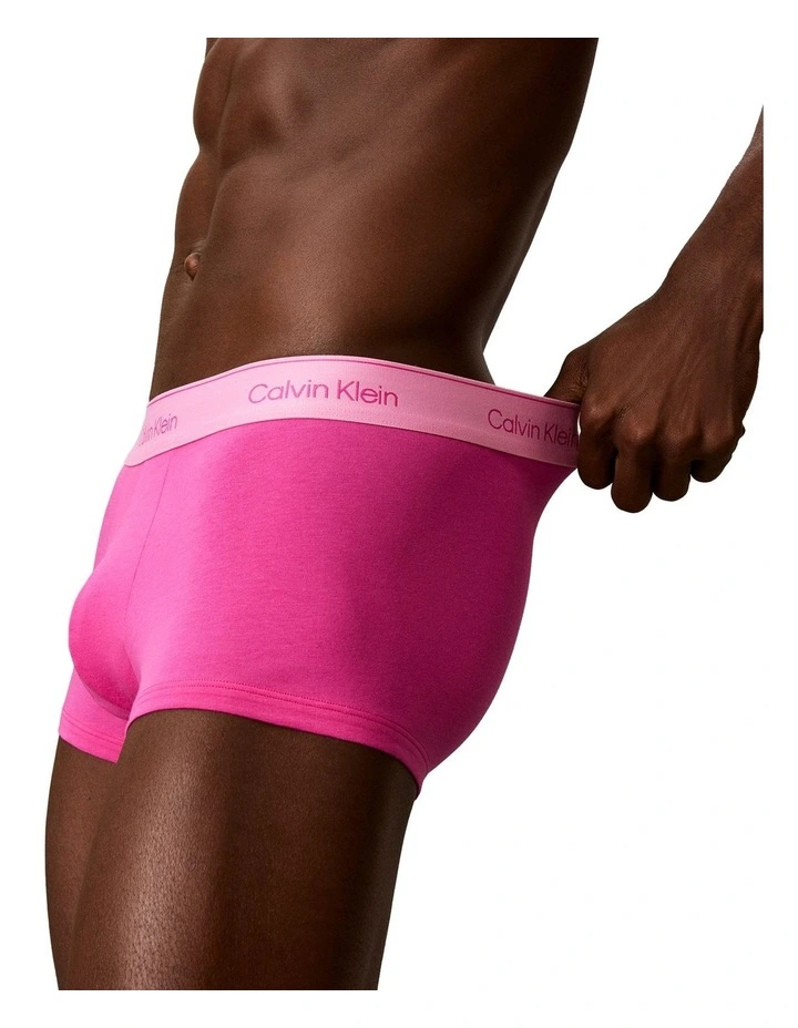 Low Rise Pride Cotton Trunks Pack of 5 in Multi image 4