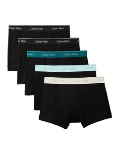 Cotton Classics Trunks 5 Pack in Multi