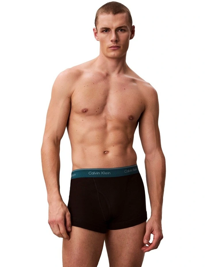 Cotton Classics Trunks 5 Pack in Multi image 2