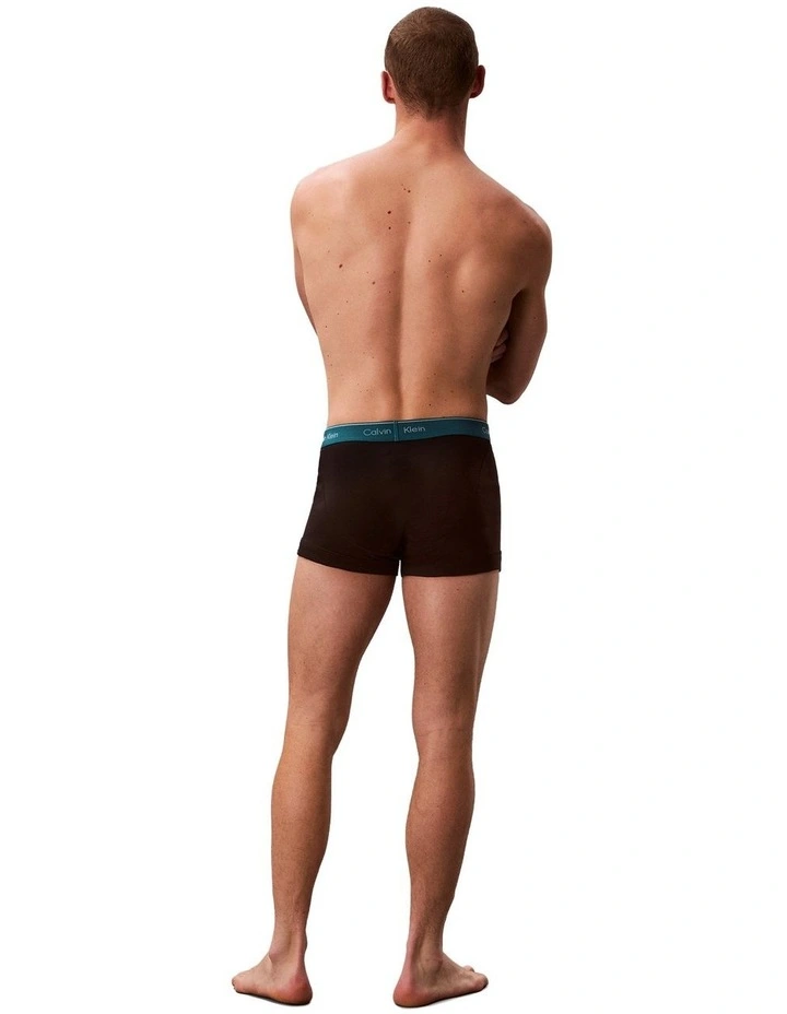 Cotton Classics Trunks 5 Pack in Multi image 3