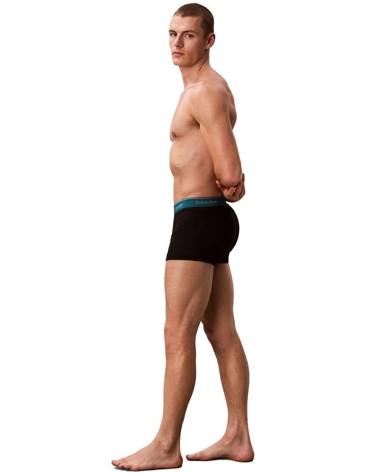Cotton Classics Trunks 5 Pack in Multi image 4