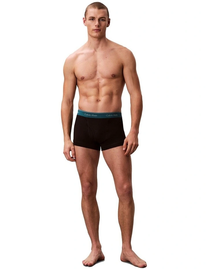 Cotton Classics Trunks 5 Pack in Multi image 5