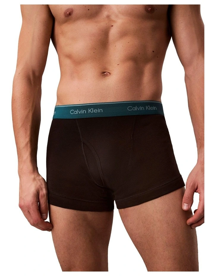 Cotton Classics Trunks 5 Pack in Multi image 6
