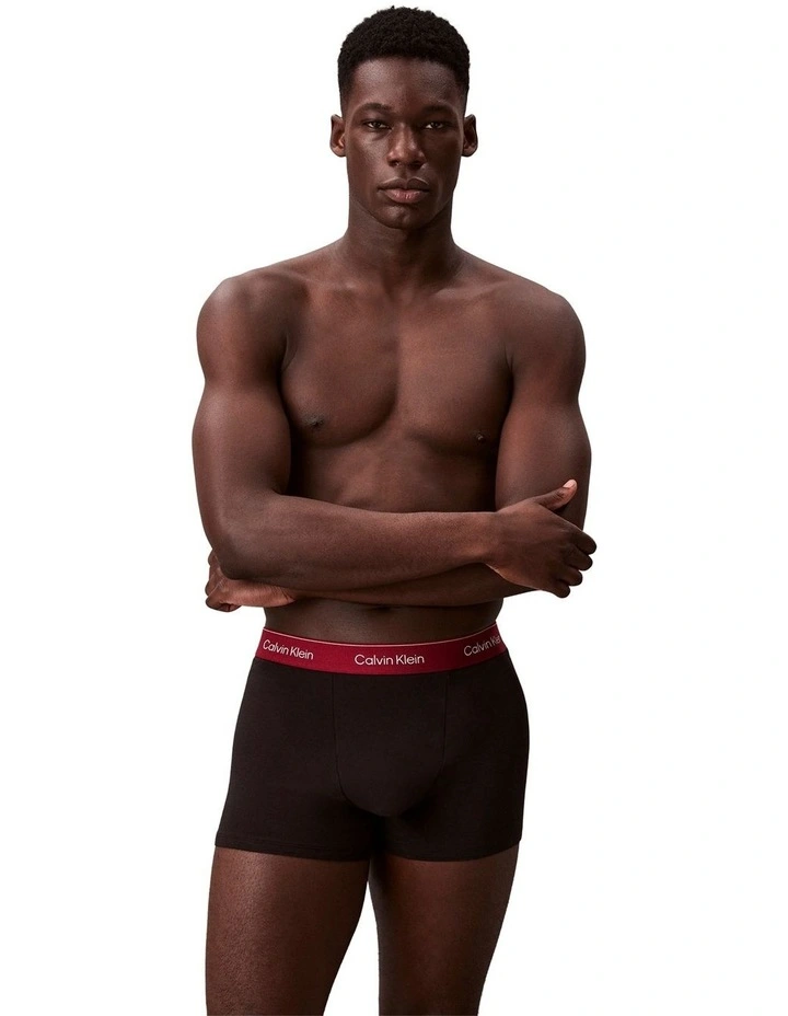 Icon Cotton Stretch Relaxed Trunk 3 Pack in Multi image 2