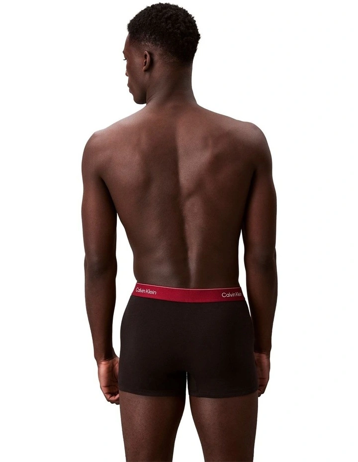 Icon Cotton Stretch Relaxed Trunk 3 Pack in Multi image 3