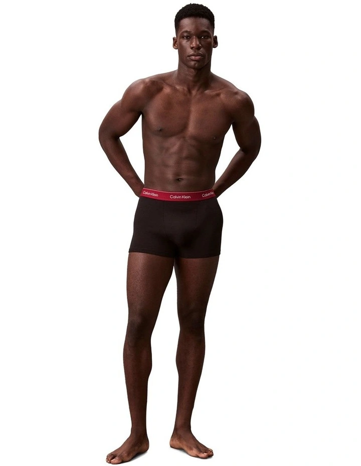 Icon Cotton Stretch Relaxed Trunk 3 Pack in Multi image 5