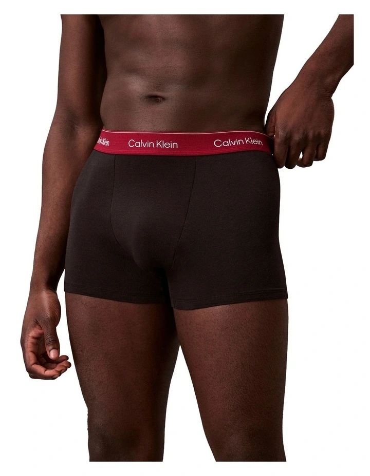 Icon Cotton Stretch Relaxed Trunk 3 Pack in Multi image 6