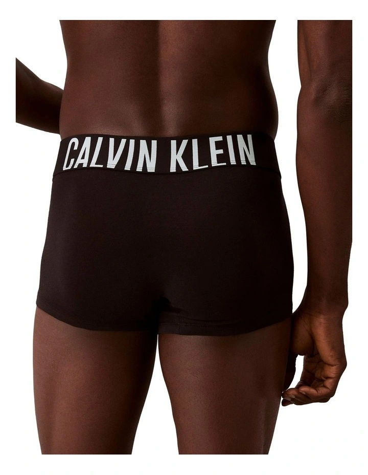 Intense Power Cotton Trunks 3 Pack in Black image 6