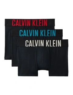 Intense Power Cotton Trunks 3 Pack in Multi