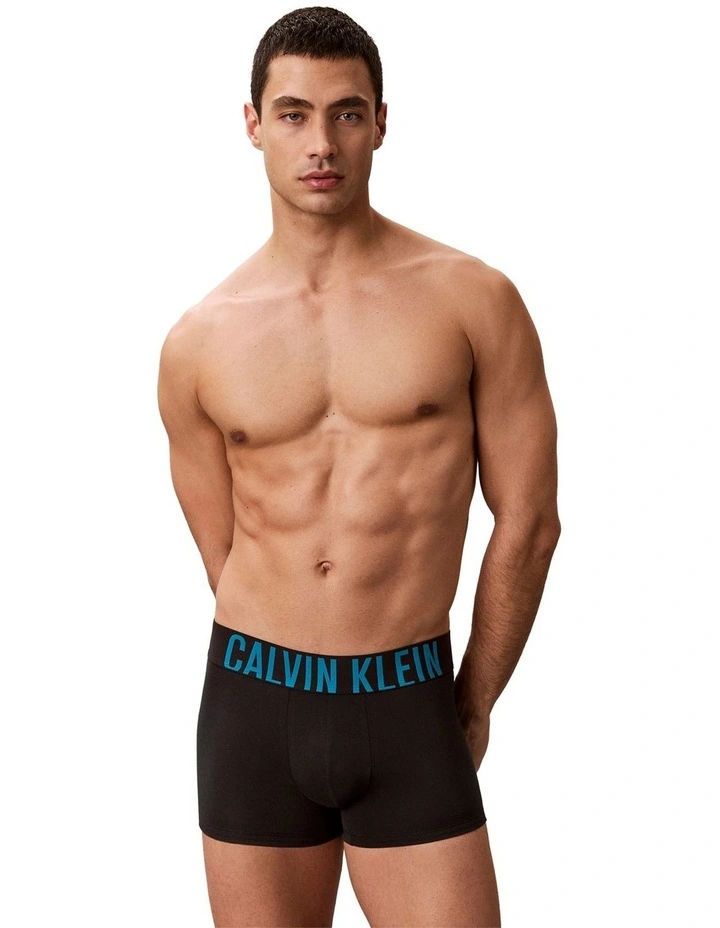 Intense Power Cotton Trunks 3 Pack in Multi image 2