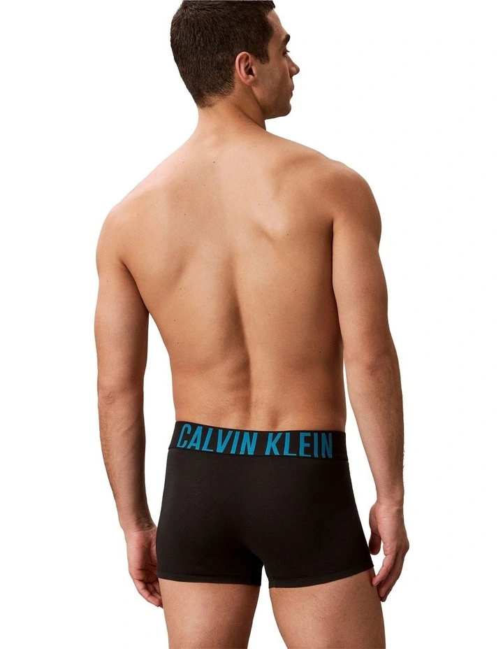 Intense Power Cotton Trunks 3 Pack in Multi image 3