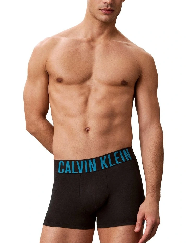 Intense Power Cotton Trunks 3 Pack in Multi image 4