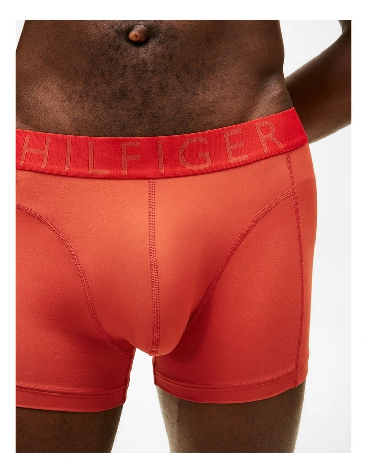 3-Pack Logo Waistband Cooling Microfibre Trunks in Assorted image 3