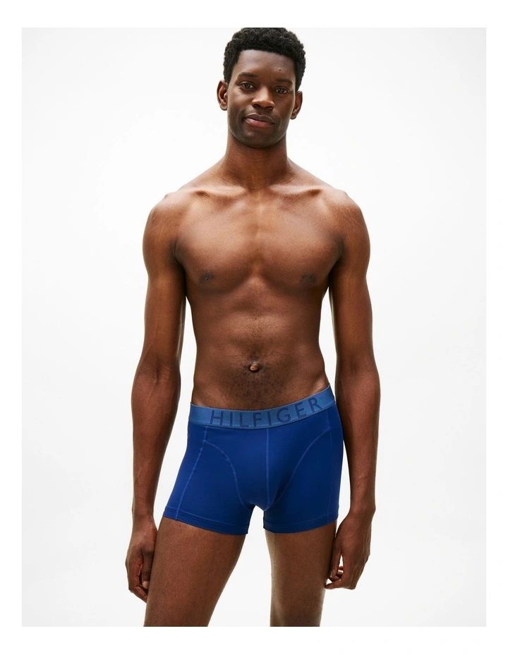3-Pack Logo Waistband Cooling Microfibre Trunks in Assorted image 4