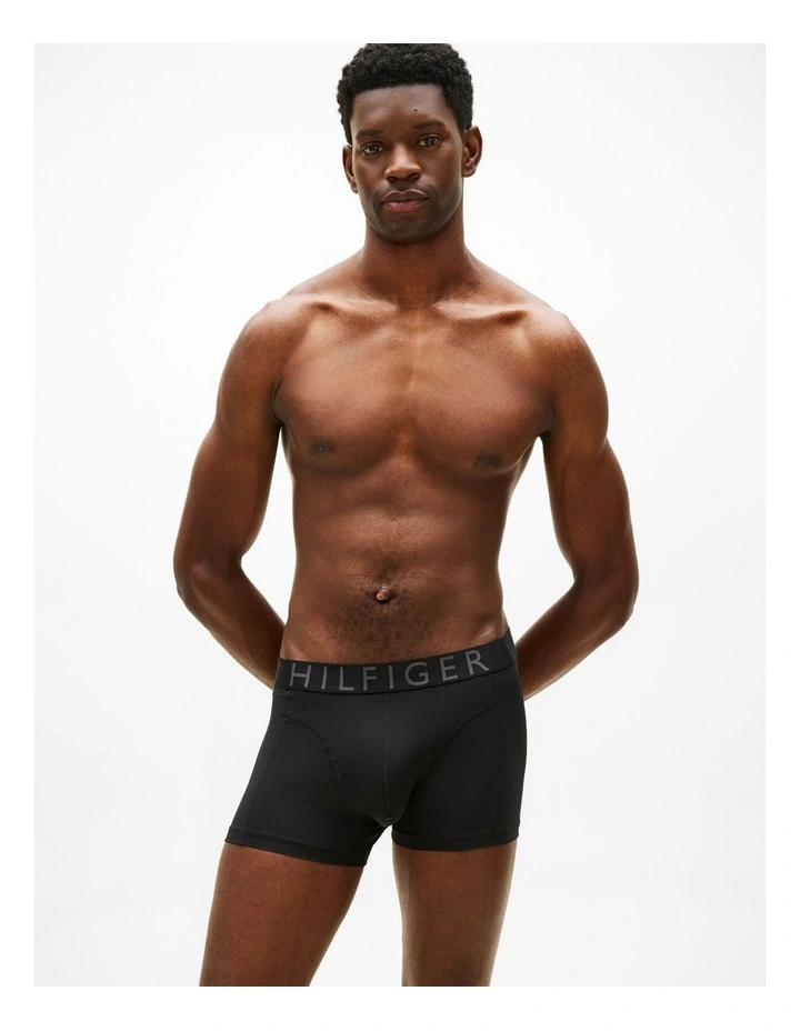 3-Pack Logo Waistband Cooling Microfibre Trunks in Assorted image 5