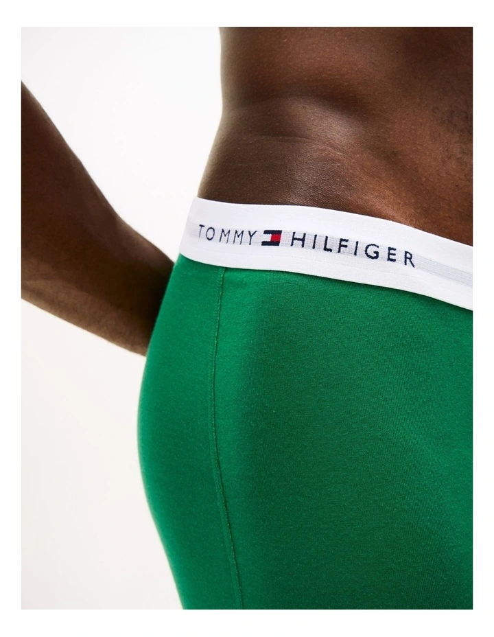 3-Pack Signature Repeat Logo Waistband Trunks in Assorted image 6