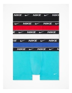 Essential Cotton Trunks 5 Pack in Multi