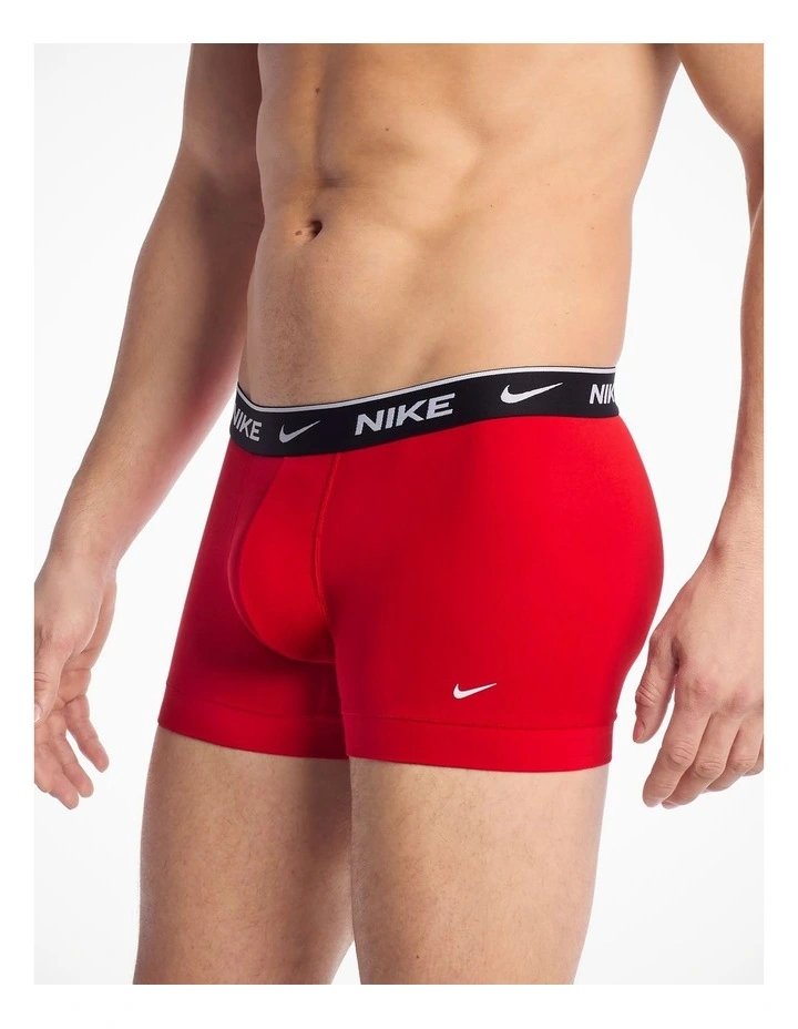 Essential Cotton Trunks 5 Pack in Multi image 4