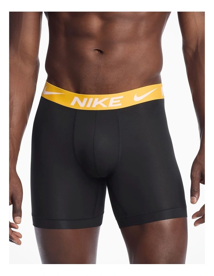 Essential Micro Boxer Briefs 5 Pack in Multi image 2