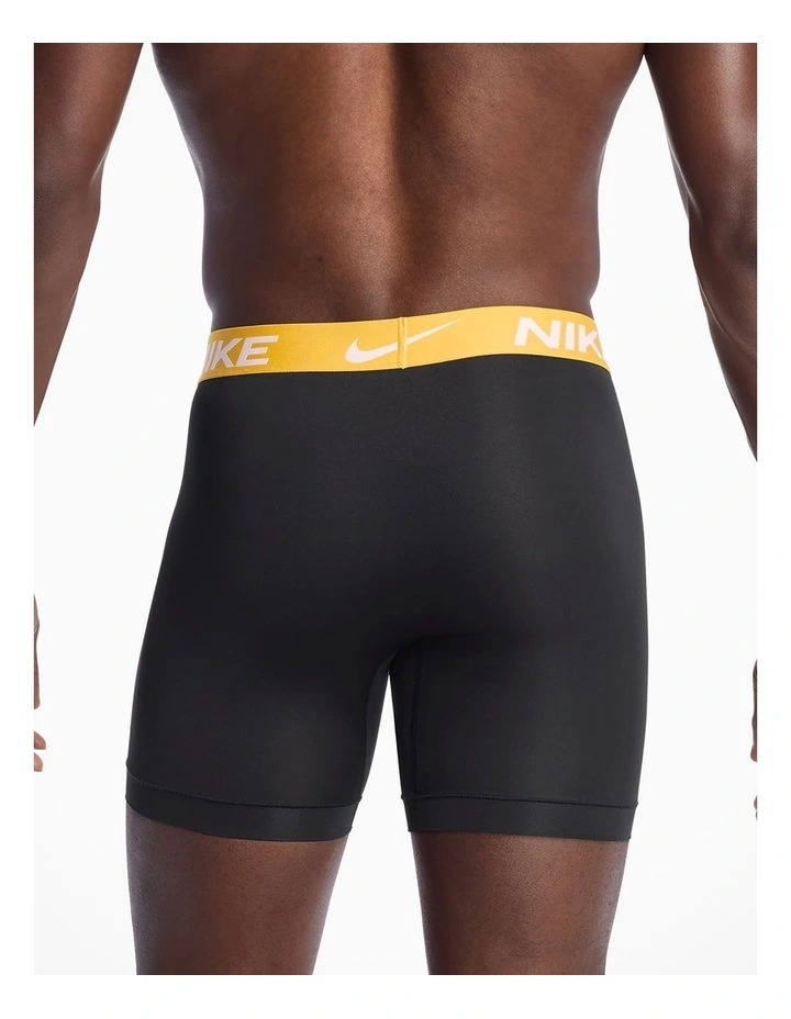 Essential Micro Boxer Briefs 5 Pack in Multi image 3