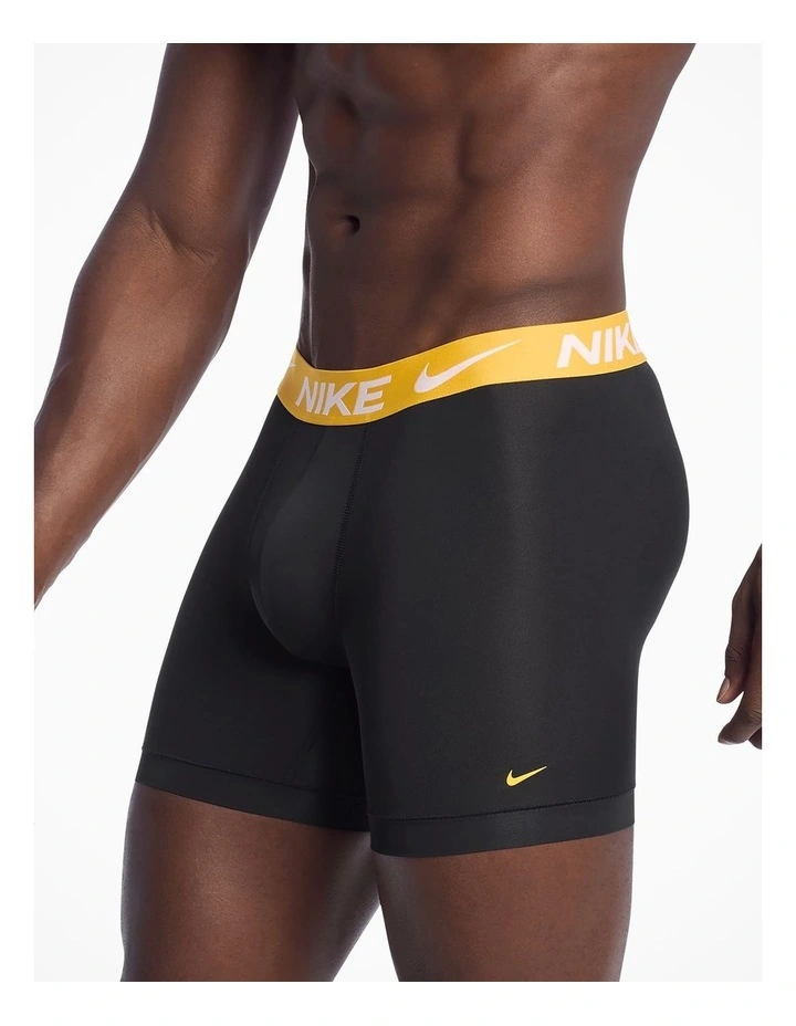 Essential Micro Boxer Briefs 5 Pack in Multi image 4