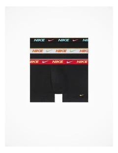 Essential Cotton Trunks 3 Pack in Multi