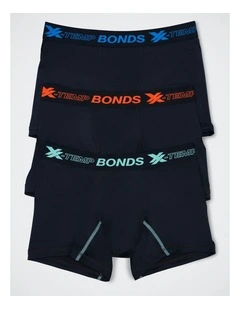 X-Temp Micro Trunk 3 Pack in Nu Black / Burnt Tangerine, Sorority Blues, Fresh Foam