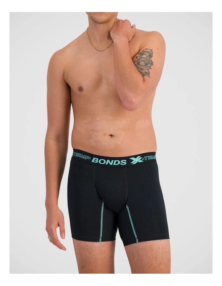 X-Temp Micro Mid Trunk 3 Pack in Nu Black / Fresh Foam, Sorority Blues, Burnt Tangerine image 2