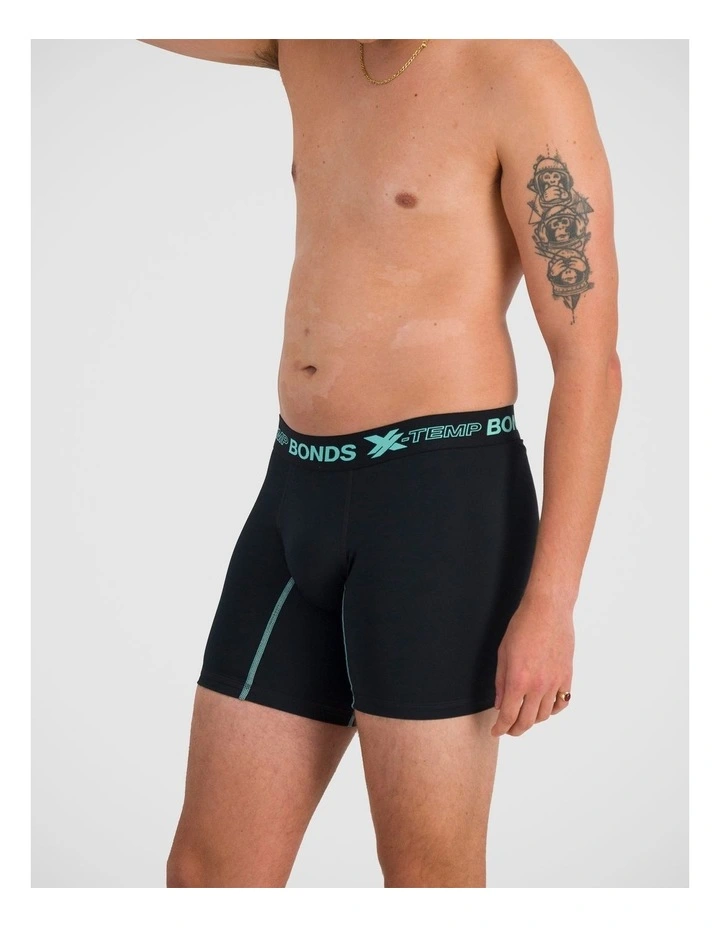 X-Temp Micro Mid Trunk 3 Pack in Nu Black / Fresh Foam, Sorority Blues, Burnt Tangerine image 5
