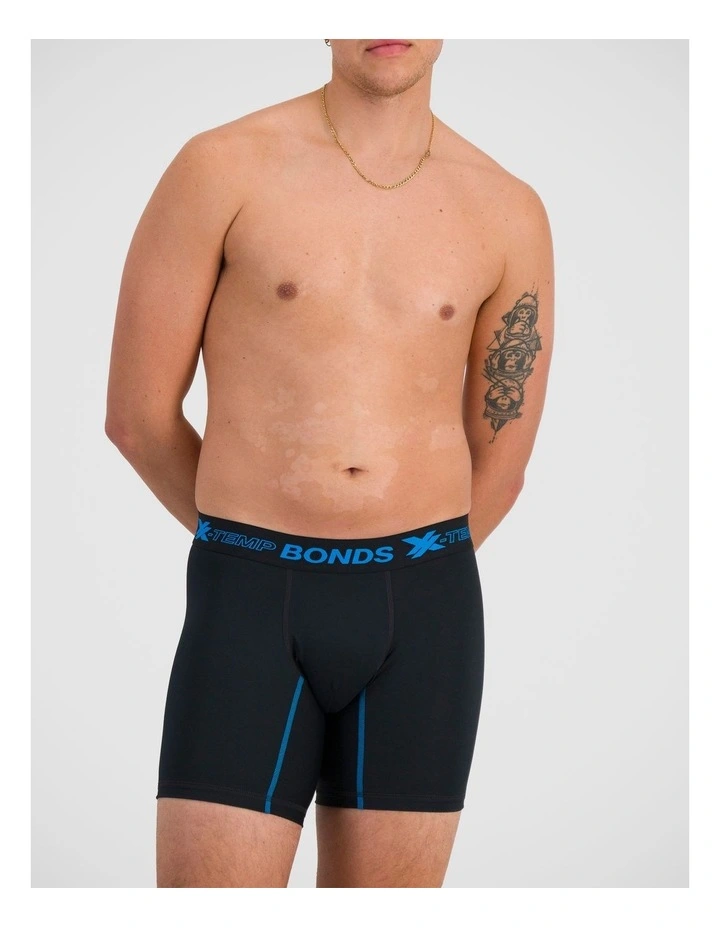 X-Temp Micro Mid Trunk 3 Pack in Nu Black / Fresh Foam, Sorority Blues, Burnt Tangerine image 6