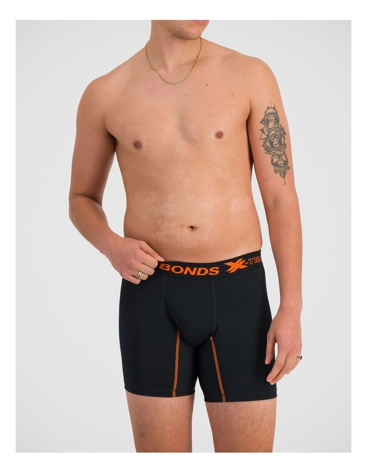 X-Temp Micro Mid Trunk 3 Pack in Nu Black / Fresh Foam, Sorority Blues, Burnt Tangerine image 7