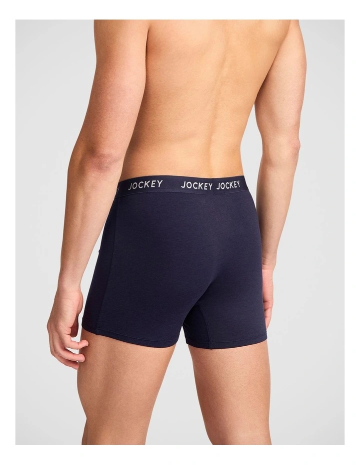 3 Pack Comfort Classic Plain Bamboo Trunks image 3