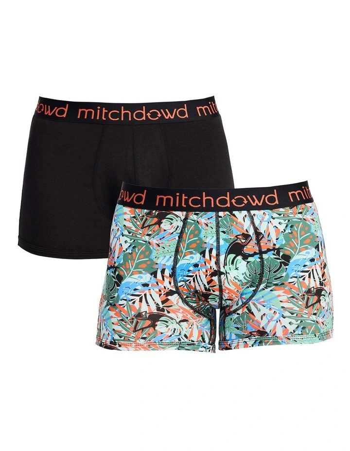 2 Pack Chameleon Camo Bamboo Trunks image 1