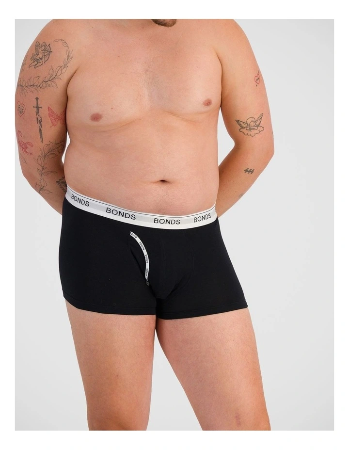 Guyfront Trunk 3 Pack in White / New Grey Marle / Black image 5