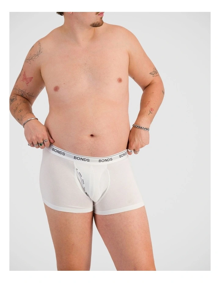 Guyfront Trunk 3 Pack in White / New Grey Marle / Black image 6