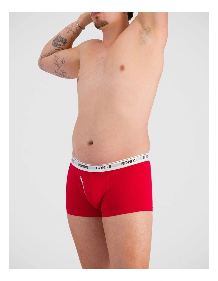 Guyfront Trunk 3 Pack in Parisian Red / Ink / Nu Black image 3