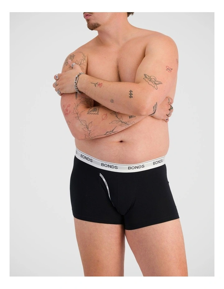 Guyfront Trunk 3 Pack in Parisian Red / Ink / Nu Black image 4