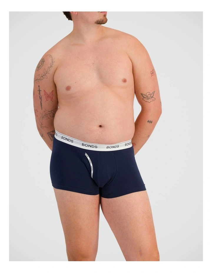Guyfront Trunk 3 Pack in Parisian Red / Ink / Nu Black image 5