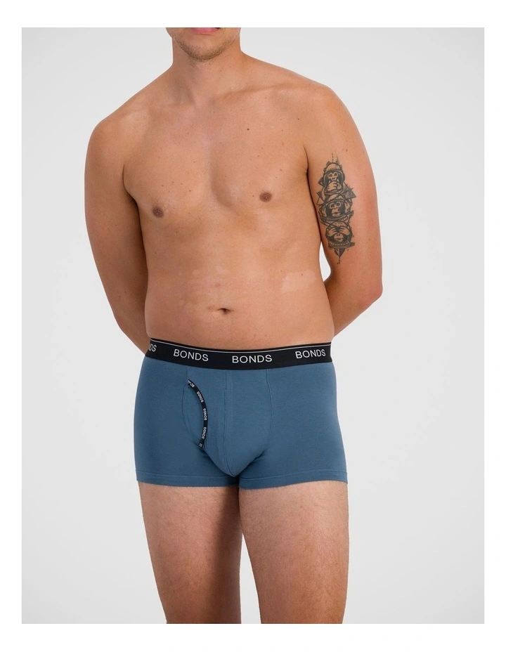 Guyfront Trunk 3 Pack in Acoustic Blues / Nu Navy Marle / Black image 2