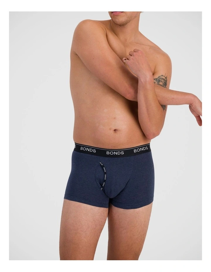Guyfront Trunk 3 Pack in Acoustic Blues / Nu Navy Marle / Black image 6