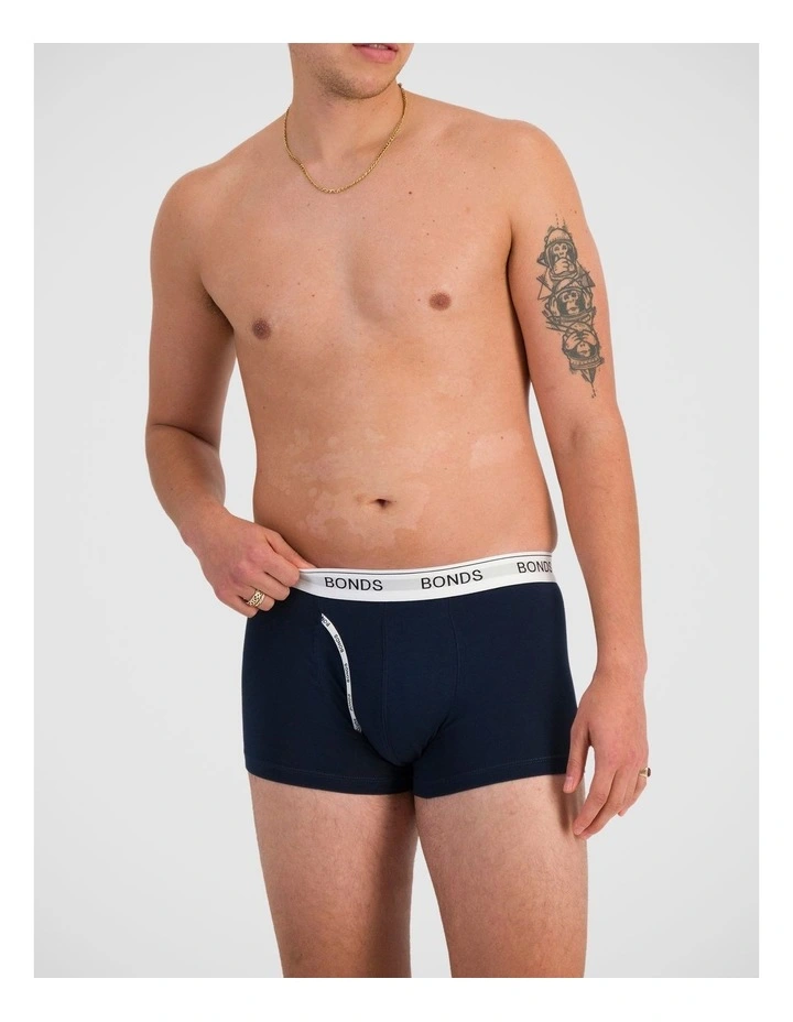 Guyfront Trunk 3 Pack in Retro Hibiscus / Captain Mccool / Nu Black image 5