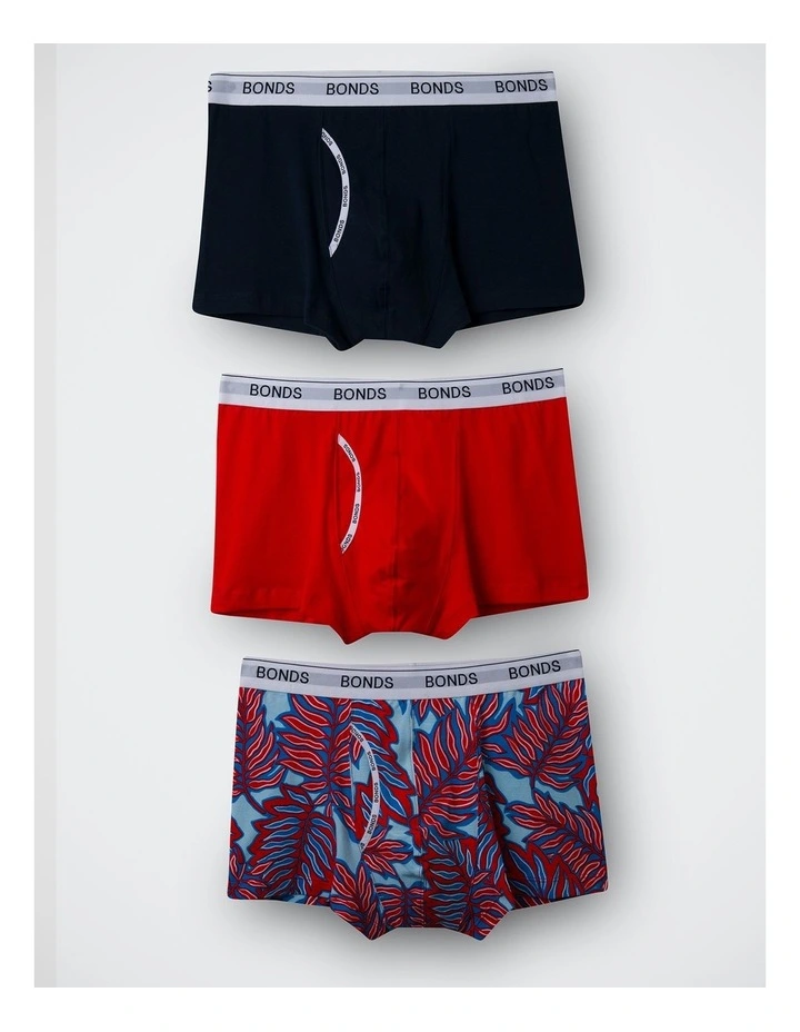 Guyfront Trunk 3 Pack in Print I8R image 1