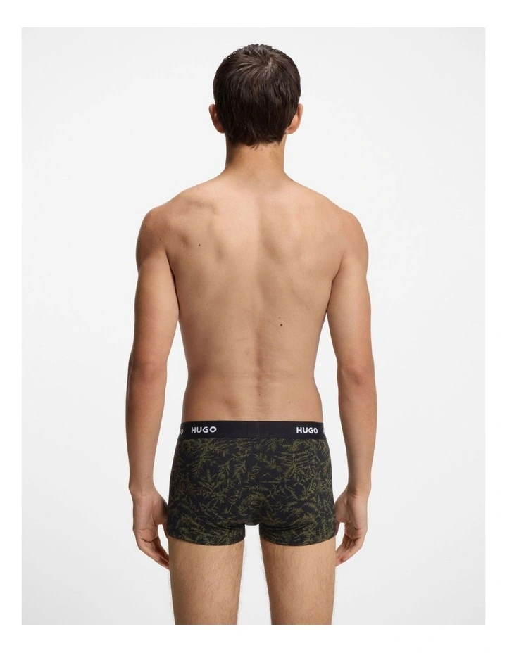 3 Pack Triplet Design Cotton Stretch Trunks image 3