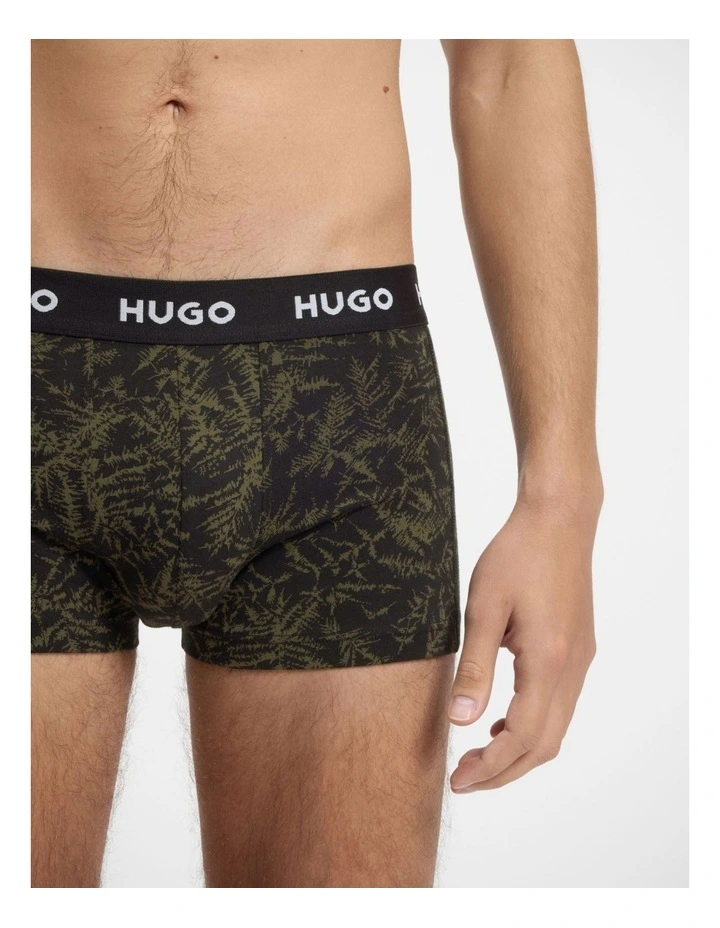 3 Pack Triplet Design Cotton Stretch Trunks image 4